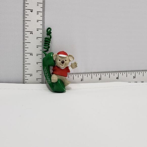 1993 Hallmark Grandson Handcrafted Keepsake Holiday Christmas Ornament. - Picture 5 of 5